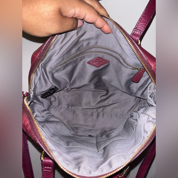 Fossil Burgundy Bag - Picture 7 of 7